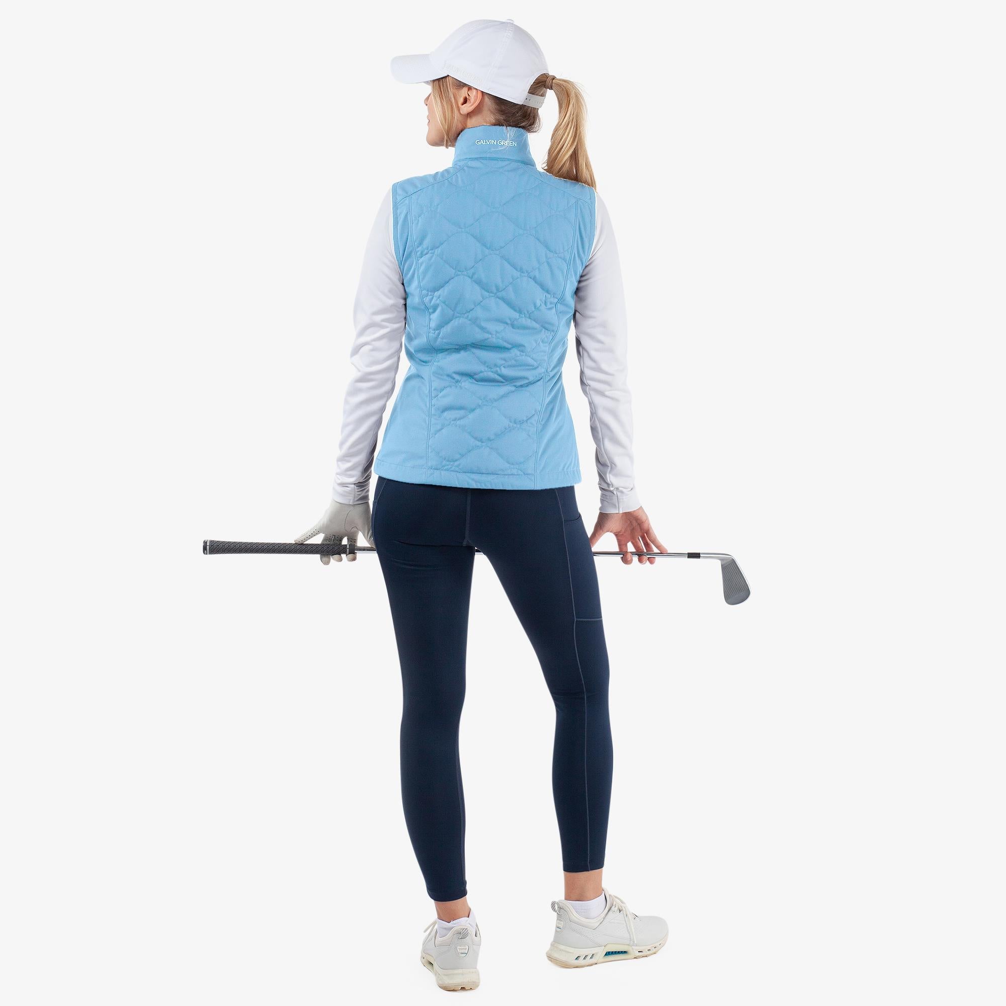 Galvin Green Lucille Interface-1 Ladies Golf Windstopper Vest Alaskan Blue